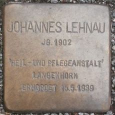 Stolperstein dedicated to Johannes Lehnau