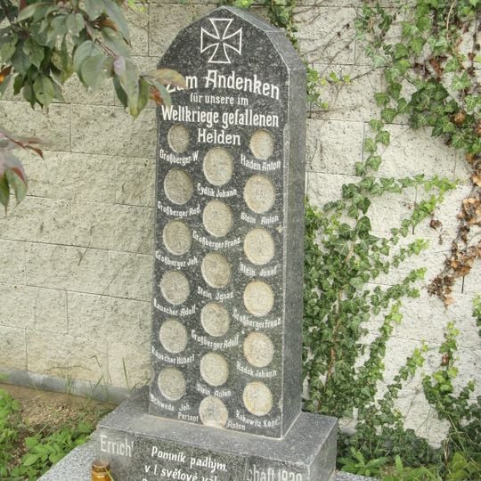 Památník obětem 1. sv. války v Suchohrdlech