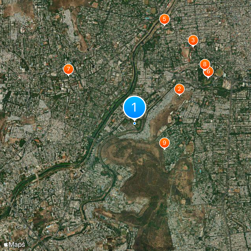 Pune-Okayama Friendship Garden Map