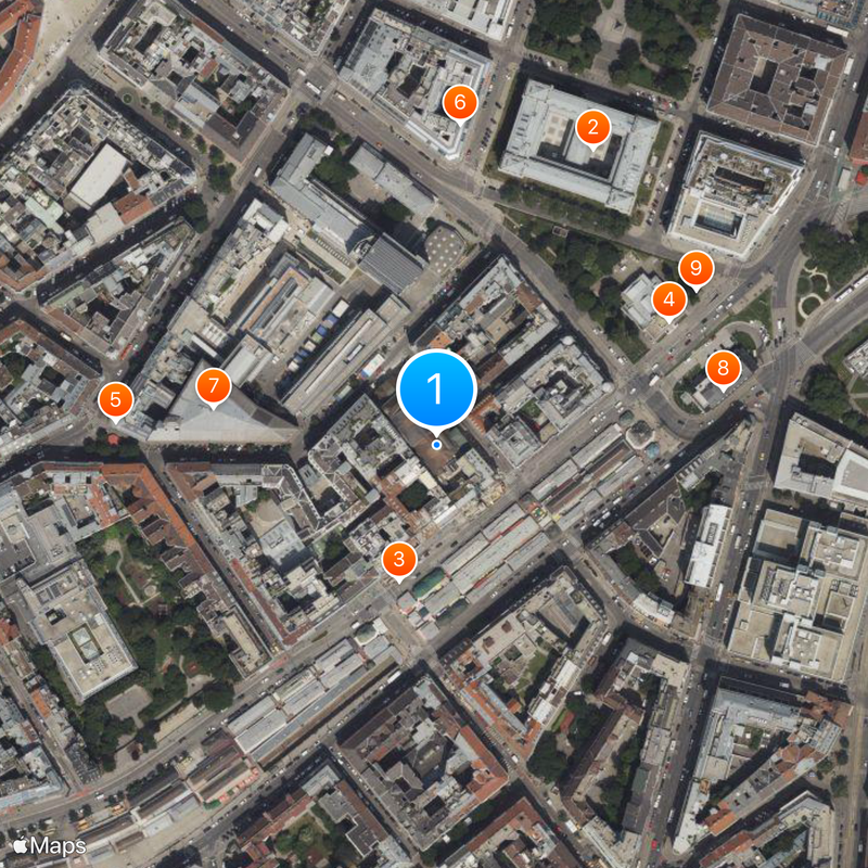 Theater an der Wien Mappa