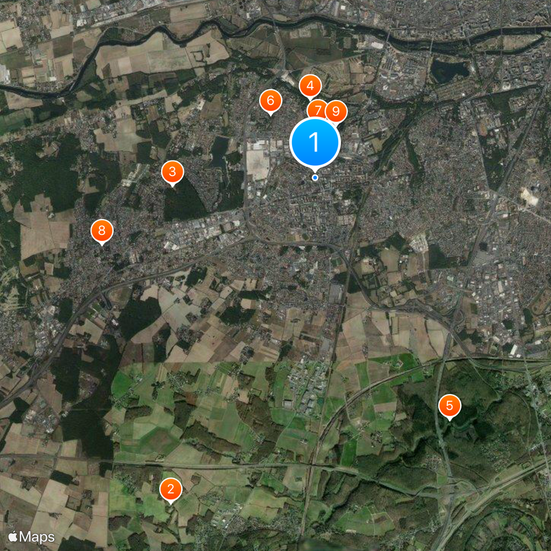 Joué-lès-Tours Map