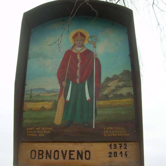 Obrázek sv. Vojtěcha severně od Osvračína