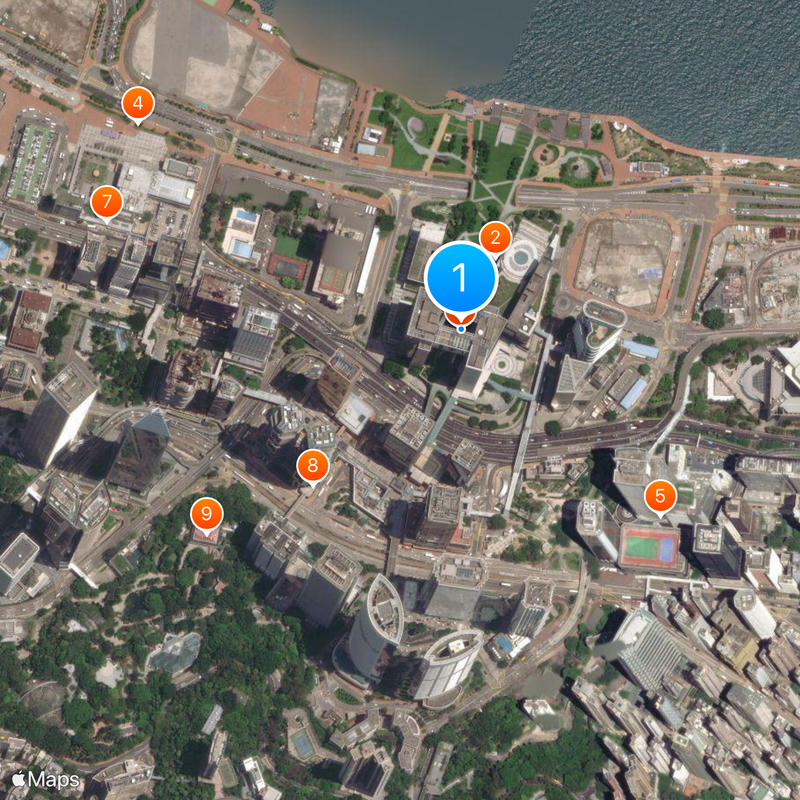 Lennon Wall Hong Kong Map