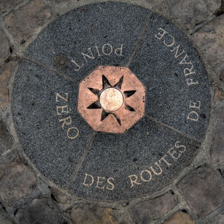 Point zéro des routes de France
