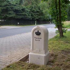 Royal Saxon milestone Grillenburg