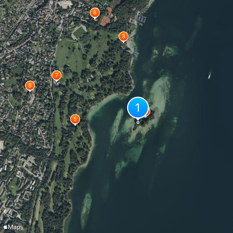 Prehistoryczne osady na palach Mapa