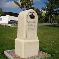 Königlich-Sächsischer Meilenstein Chemnitzer Straße Annaberg