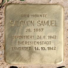 Stolperstein dedicated to Salomon Samuel