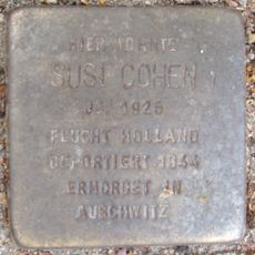 Stolperstein en memoria de Susi Cohen