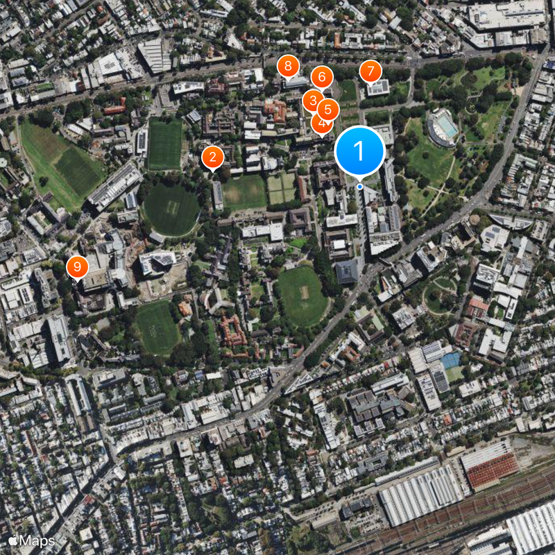 University of Sydney Map