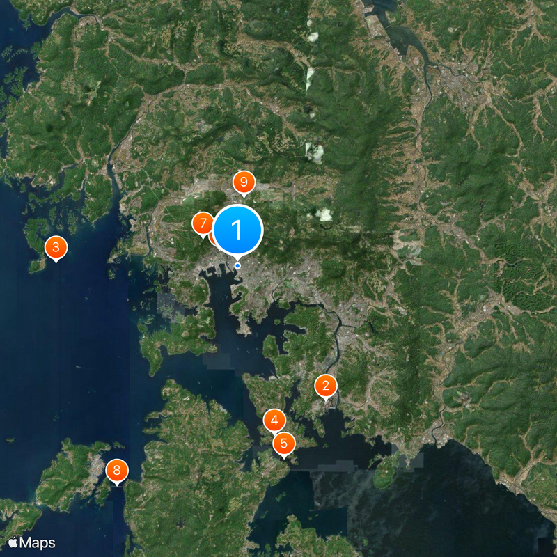 Sasebo Station Map