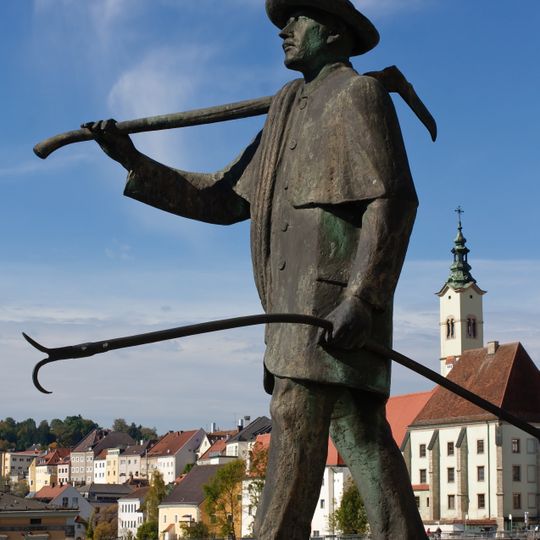 Flößerdenkmal in Steyr