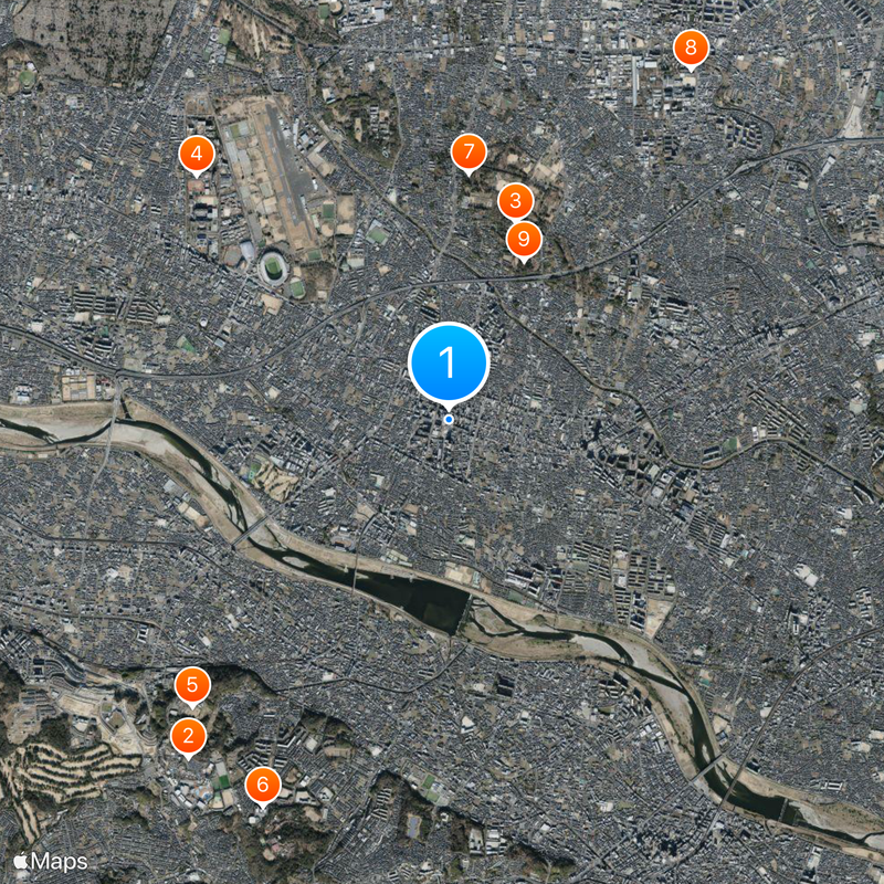 Chōfu Station Map
