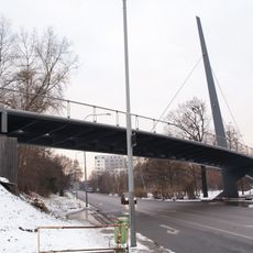 Bikeway bridge over Ocelářská street