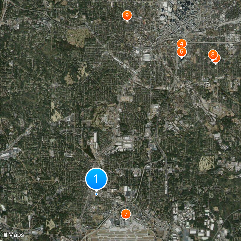 Flint River Map