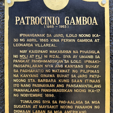 Patrocinio Gamboa historical marker