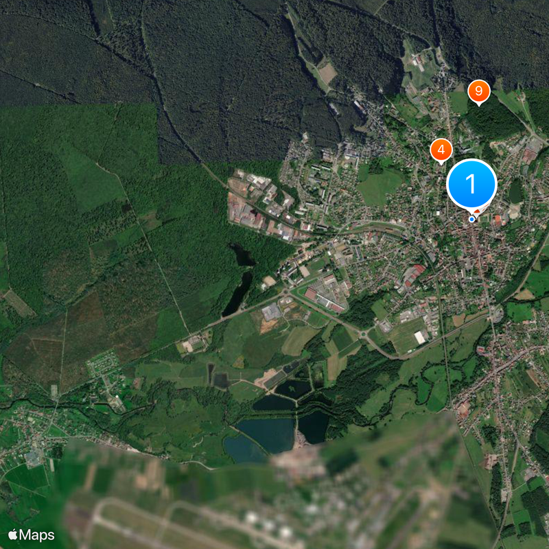 Luxeuil-les-Bains Mapa