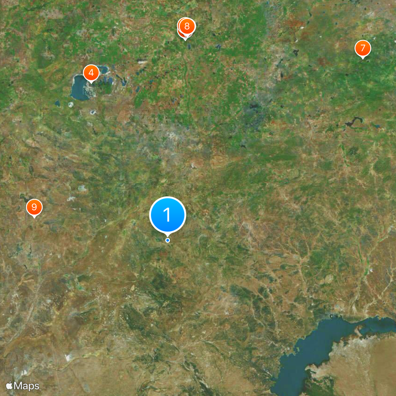 Karaganda Region Map