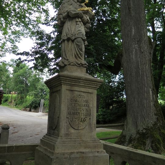 Statue of John of Nepomuk in Kunvald
