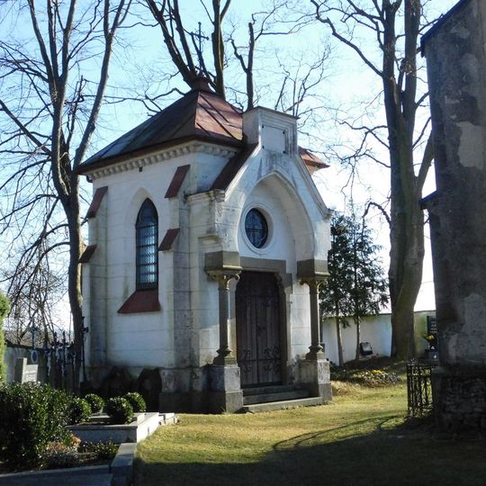 Pohřební kaple u kostela svaté Kateřiny v Polné