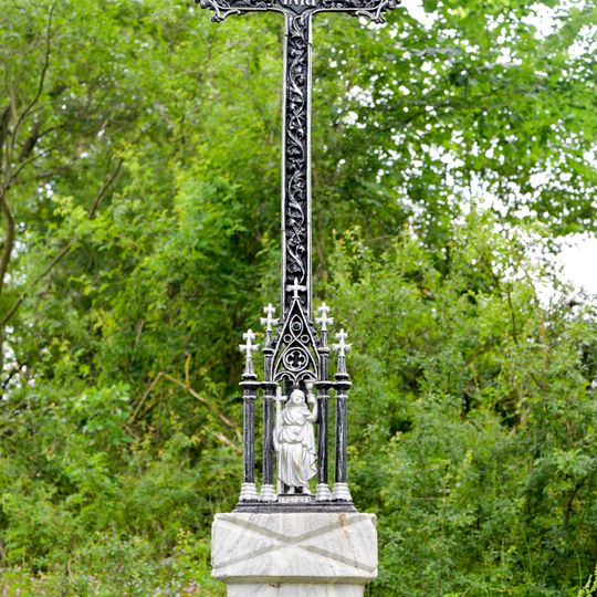 Wayside cross in Kramolín