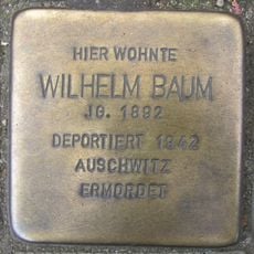 Stolperstein en memoria de Wilhelm Baum