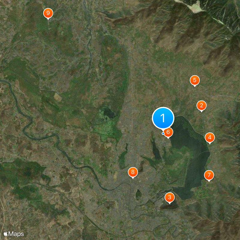 University of Kashmir Map
