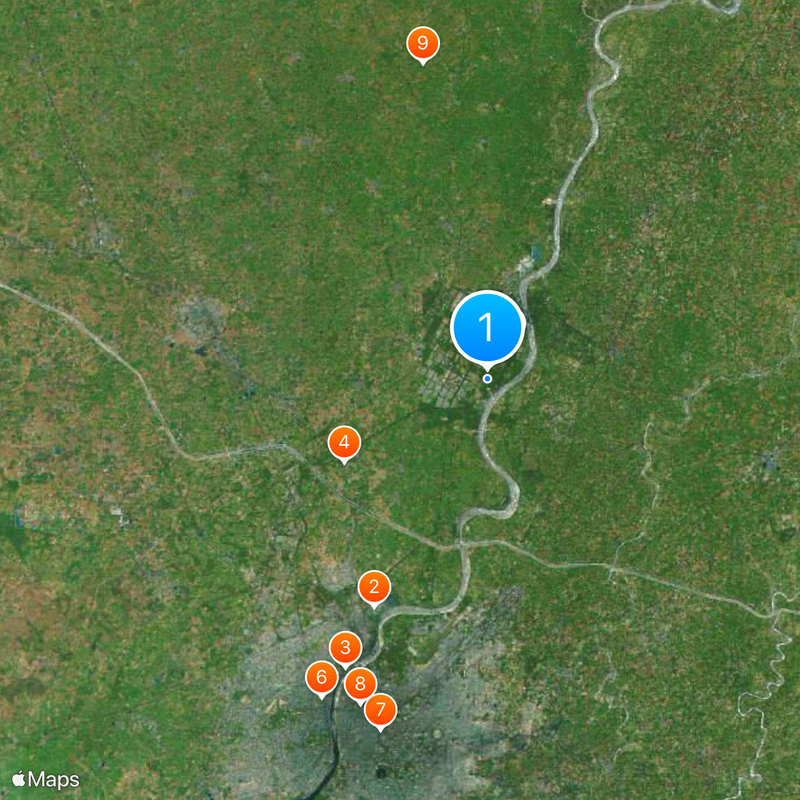 National Forensic Sciences University Map