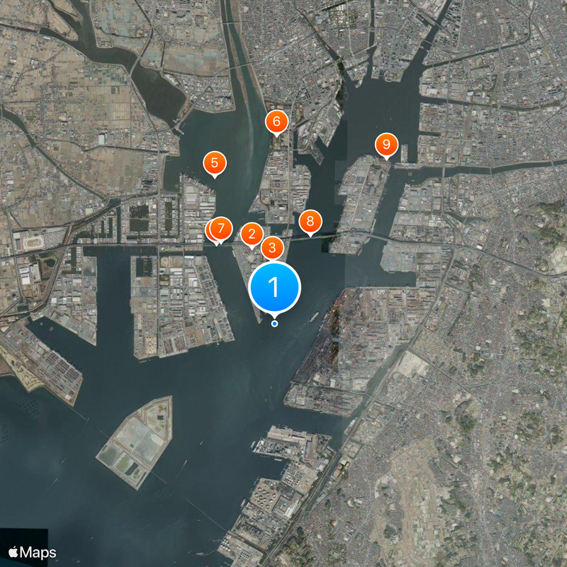 Port of Nagoya Map