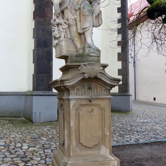 Socha svatého Floriána na náměstí Jana Žižky v Táboře