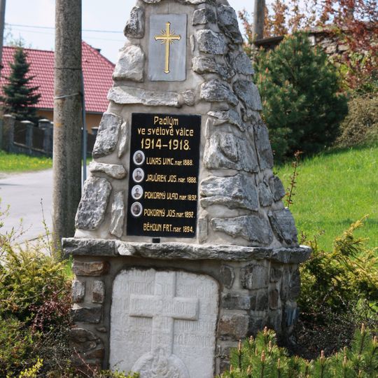 World War I memorial in Bukov