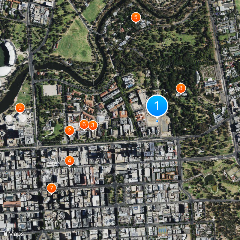 Royal Adelaide Hospital Map