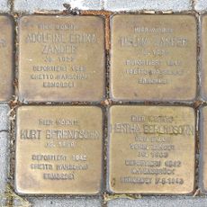 Stolperstein en memoria de Adolfine Erika Zander