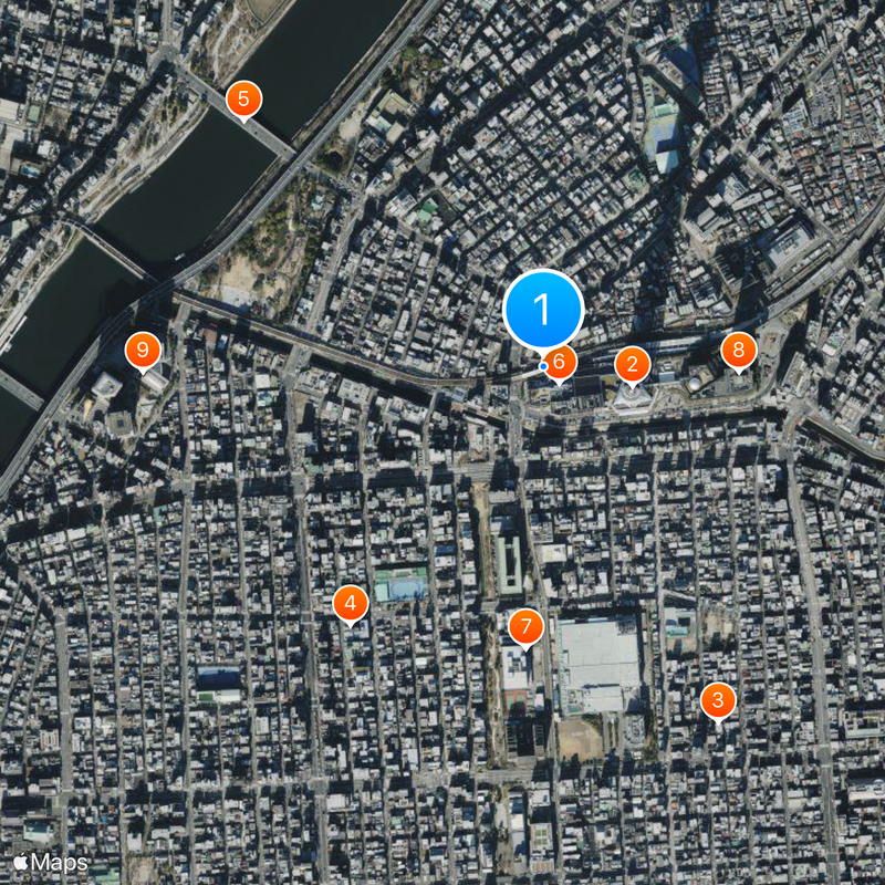 Tokyo Skytree Station Map