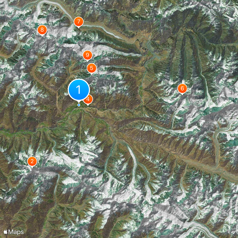 Hunza Valley Map
