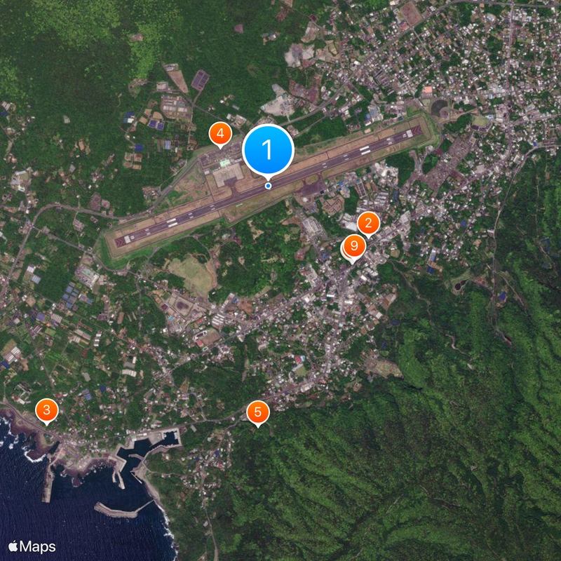 Hachijojima Airport Map