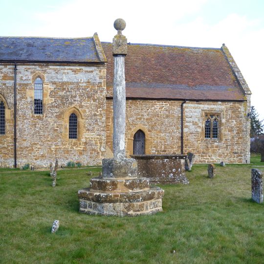Churchyard cross in St Peter's churchyard