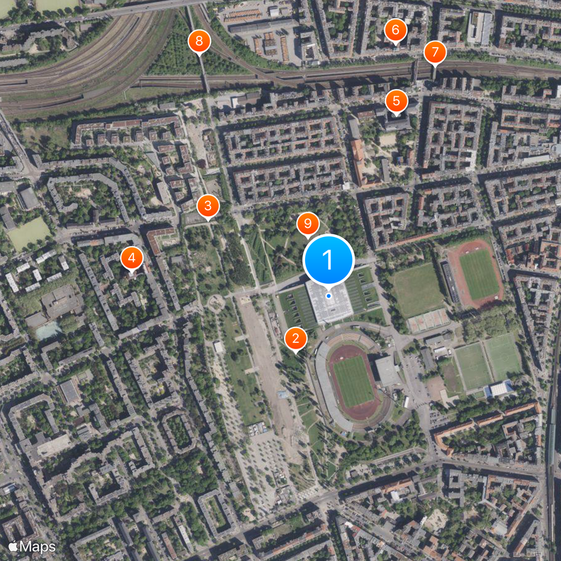 Max-Schmeling-Halle Map