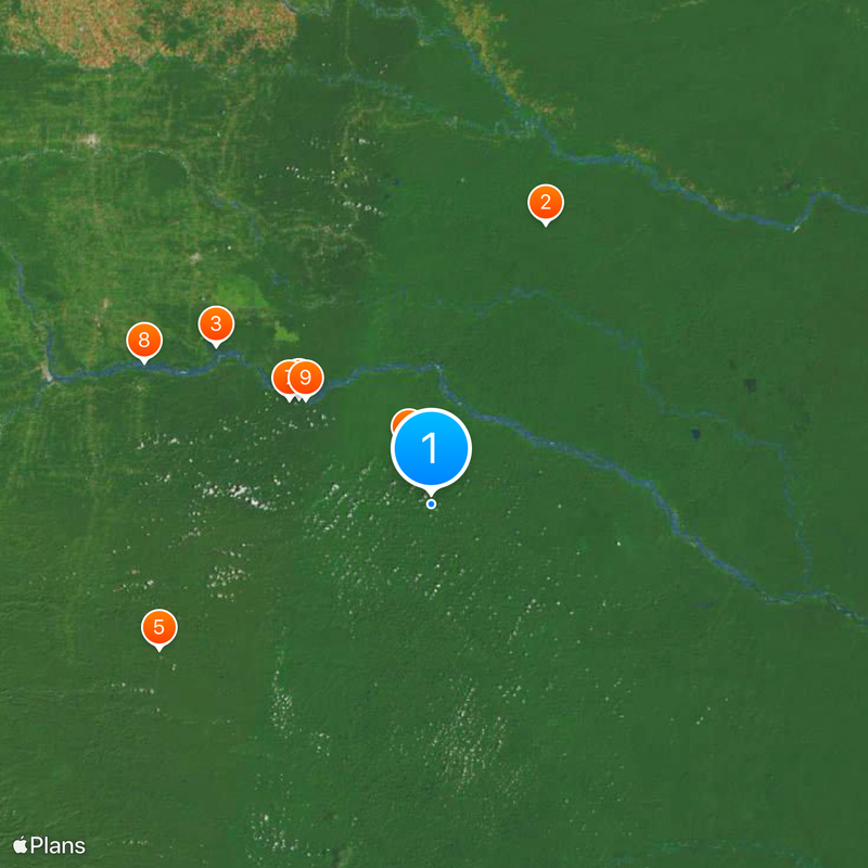 Parc national Yasuni Carte