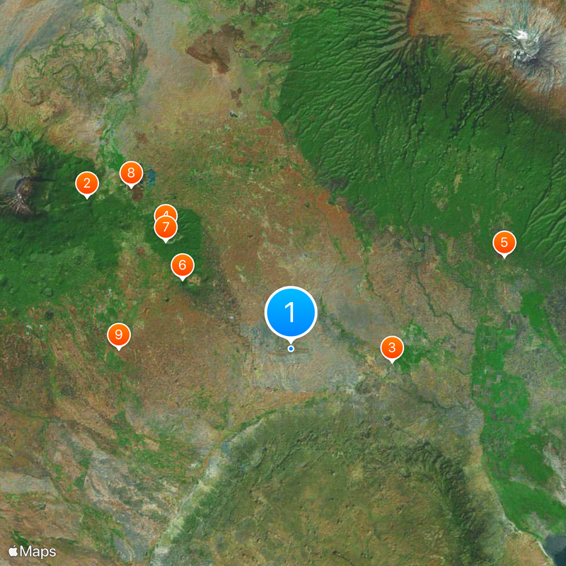 Kilimanjaro International Airport Map