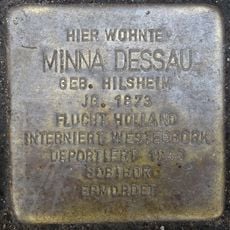 Stolperstein dedicated to Minna Dessau