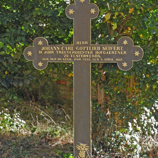Grabkreuz des Johann Carl Gottlieb Seifert