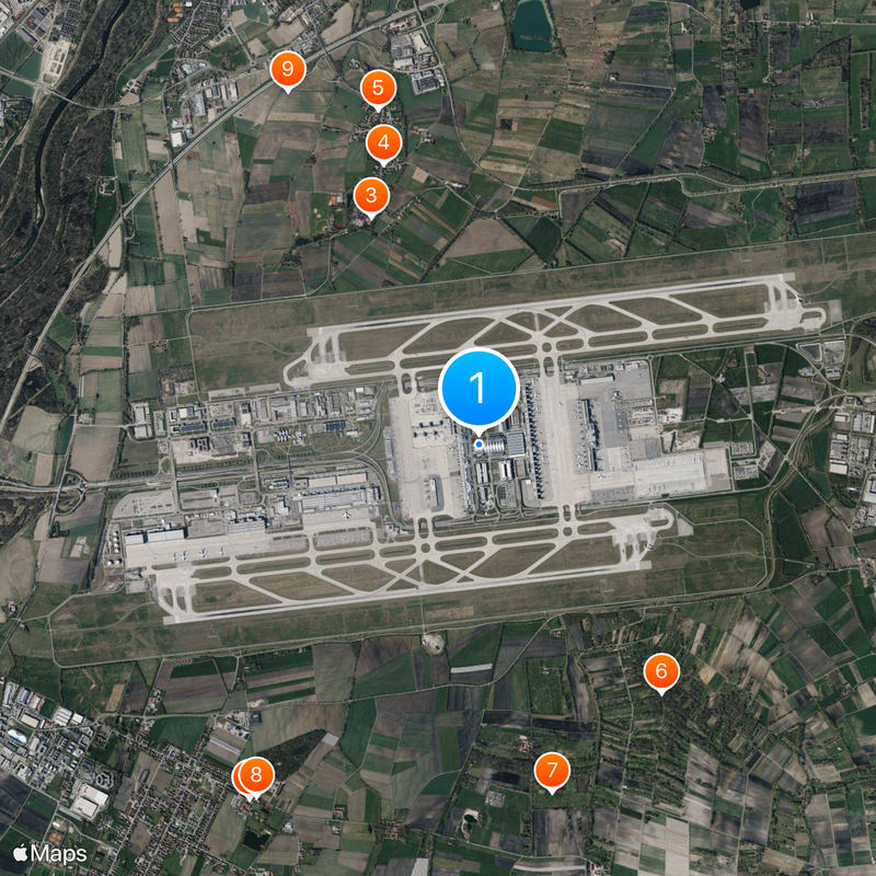 Munich Airport Map