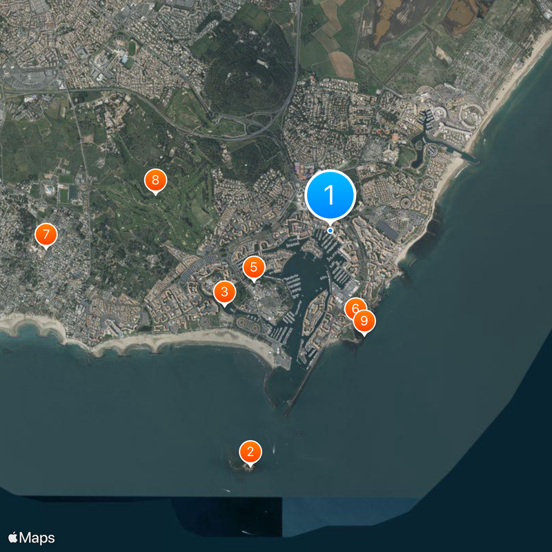 Cap d'Agde Map
