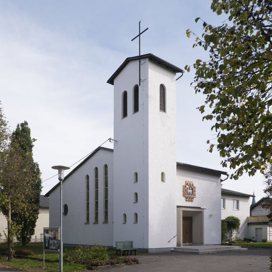 Erlöserkirche and rectory, Mauerkirchen