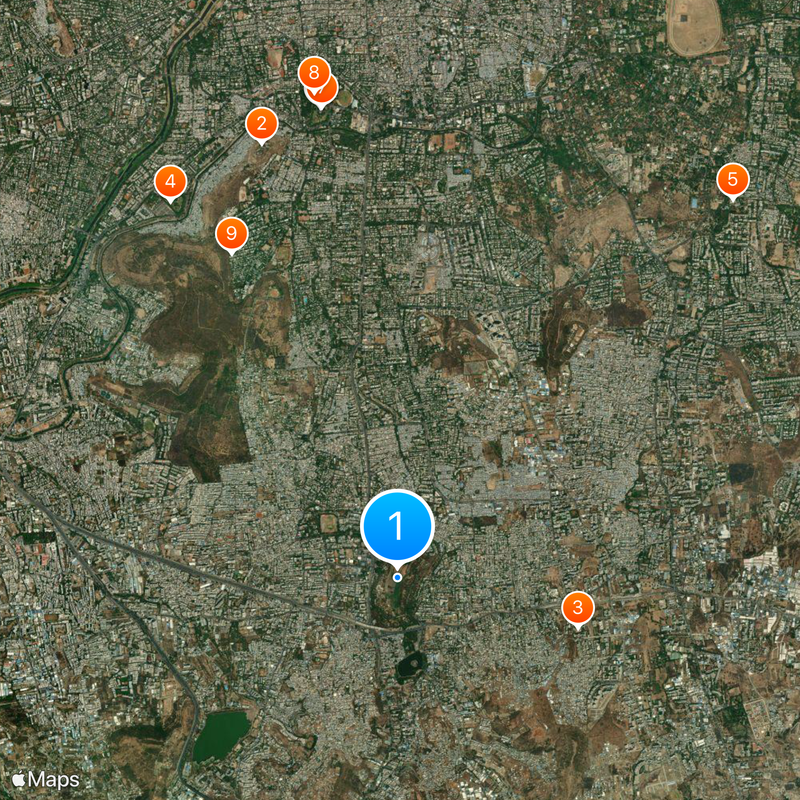 Rajiv Gandhi Zoological Park Map