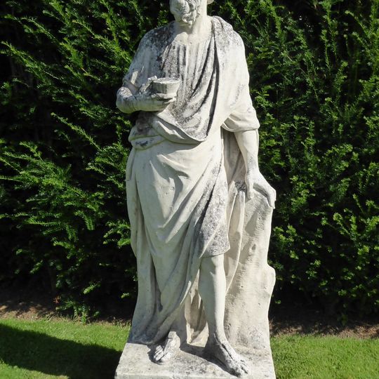 Cottesbrooke Hall, Statue Of Socrates Approximately 44 Metres South West