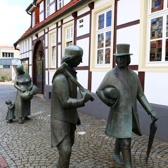 Bergmann, Tüötte und Bäuerin mit Kind