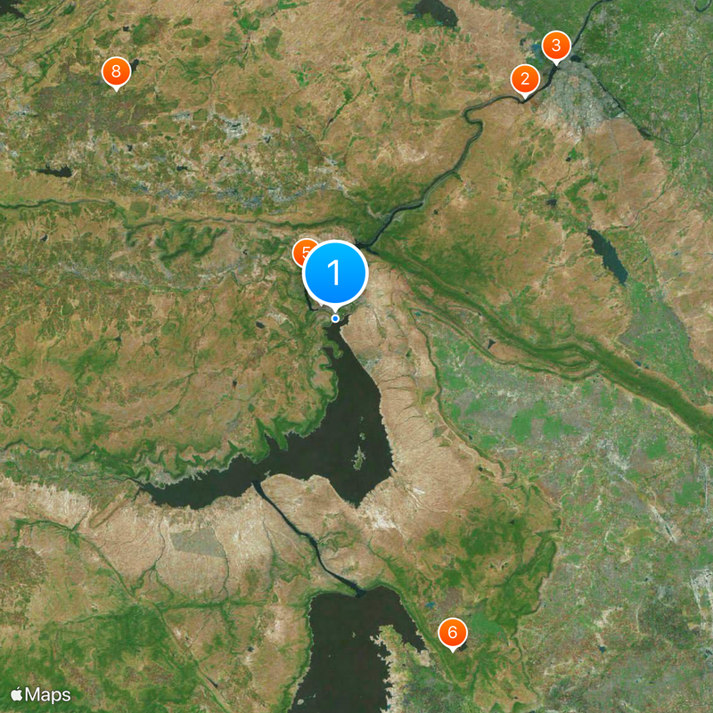 Rana Pratap Sagar Dam Map