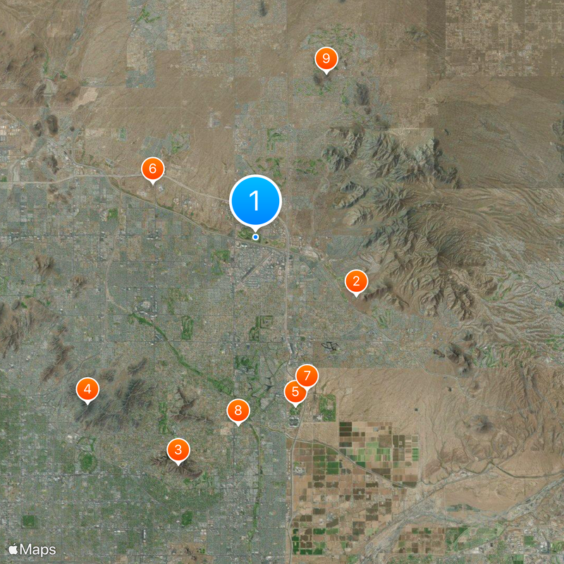 TPC of Scottsdale Map